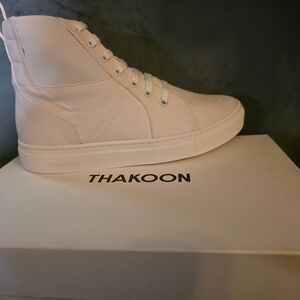 Thakoon White High-Top Sneakers Minimalist Design